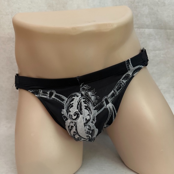 Skin Black Swim Trunks for Men - Picture 4 of 4